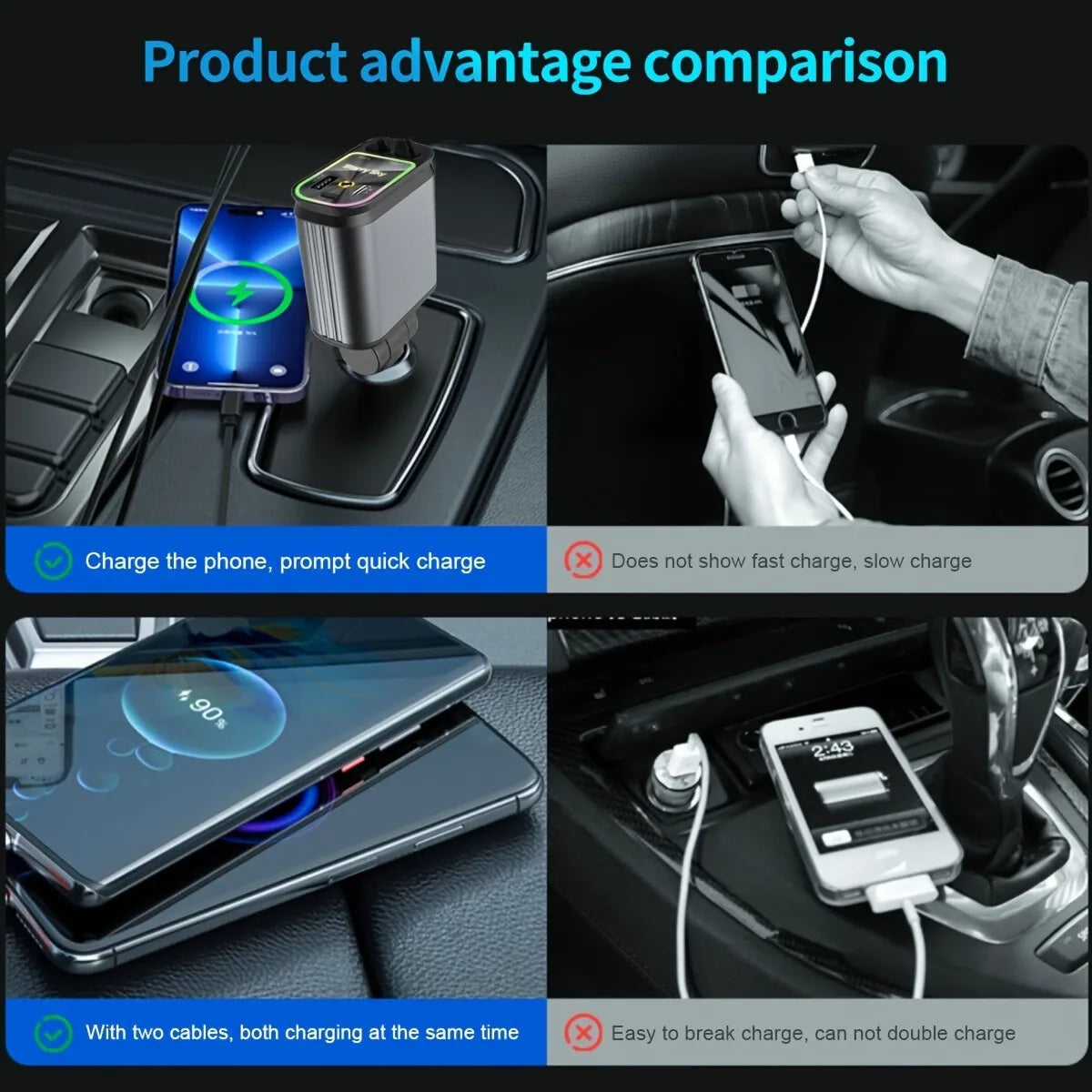 Starlight 4-in-1 Car Charger™